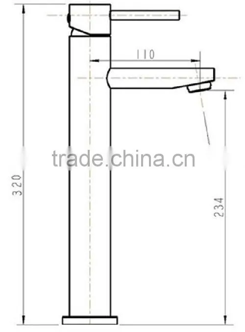 Australian Standard Single Lever Bathroom Water Faucet