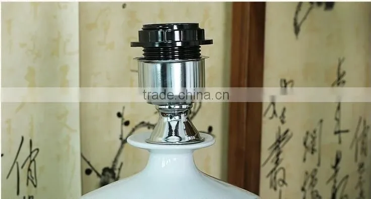 Factory prices blue and white chinese ceramic table lamps with 3C certification