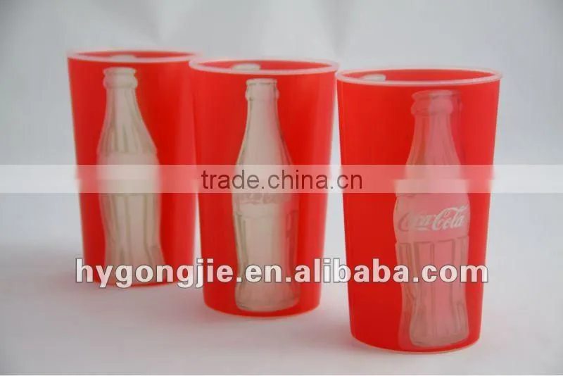 plastic mug with straw and lid