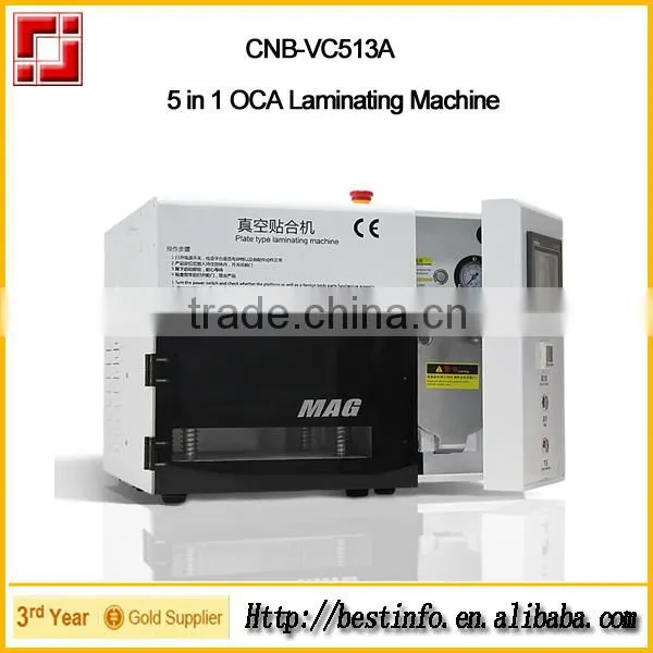 5 in 1 OCA Laminating Machine Built-in Air Bubble Remover Machine OCA Laminator(CNB-VC513A)