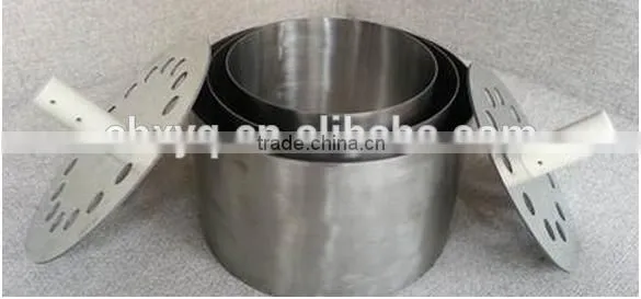 test pans/vessel for induction hob element