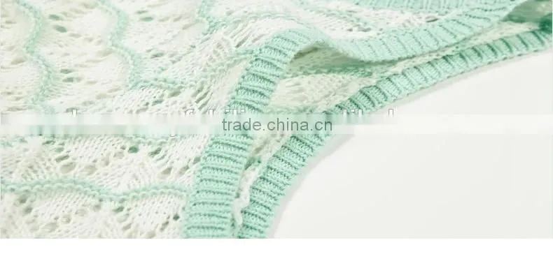 new spring water ripple medium slim Strapless sweater hedging custom design sweater