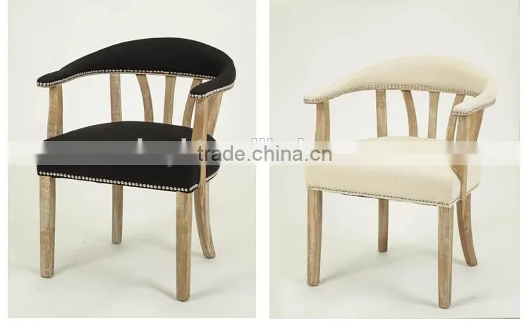 home furniture used for sale nailhead design living room chair/fabric wooden armchair(CH-262-OAk)