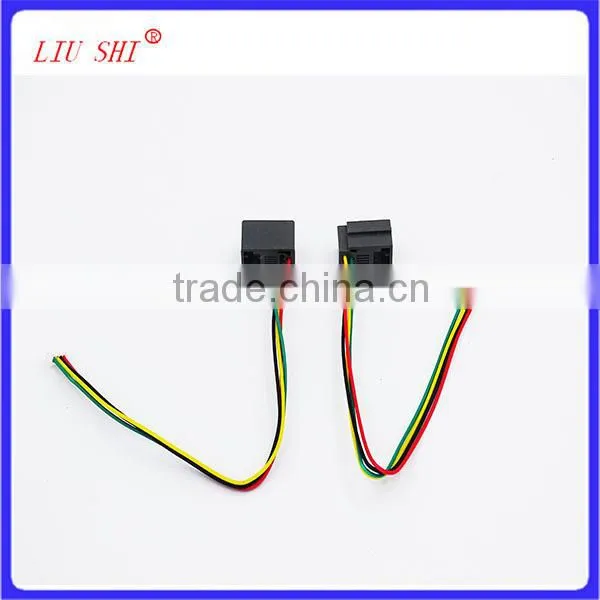 RJ11 6P4C female modular plug to 4pin wire harness, telephone cable