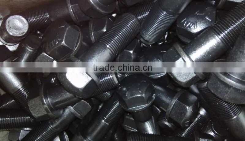 Truck wheel bolt and nuts m18x55/27