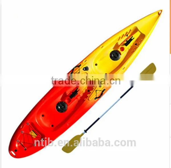 hot sale double plastic canoeing for fishing