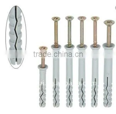 Nylon hammer drive fixing anchor with nail