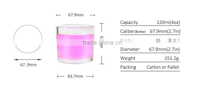 Shot clear 120ml 4oz glass drinking cup on sell