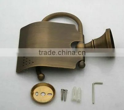 Toilet Tissue Paper Holder Made of Antique Brass