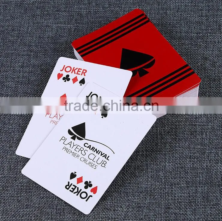 Matt Lamination Paper Advertising Poker pics of playing cards,UV Protected full color printing customized playing card --DH20743