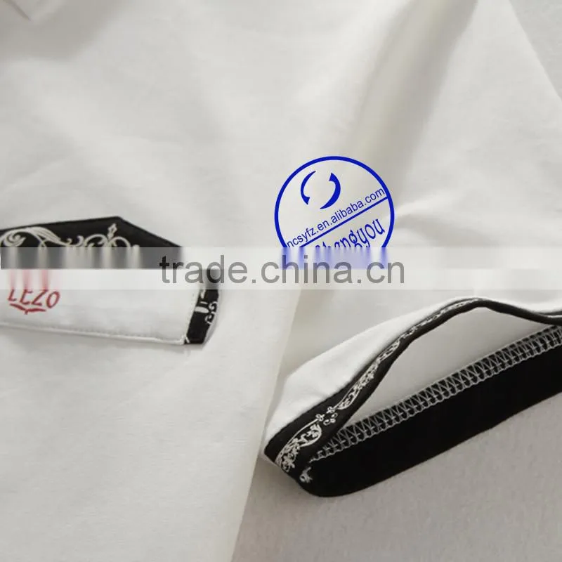 Custom wholesale china100 cotton plain mens polo shirts