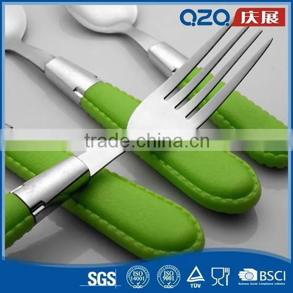 Antiskid easy to clean exquisite anti-scald kitchen knife fork spoon