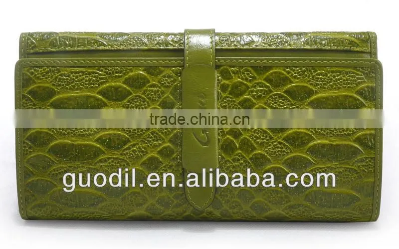 2014 newest fashion crocodile women leather wallet