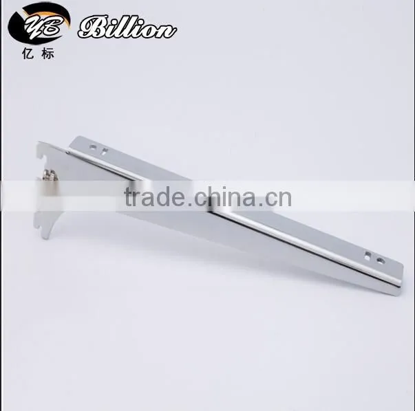Metal pipe holder slatwall marble shelf bracket
