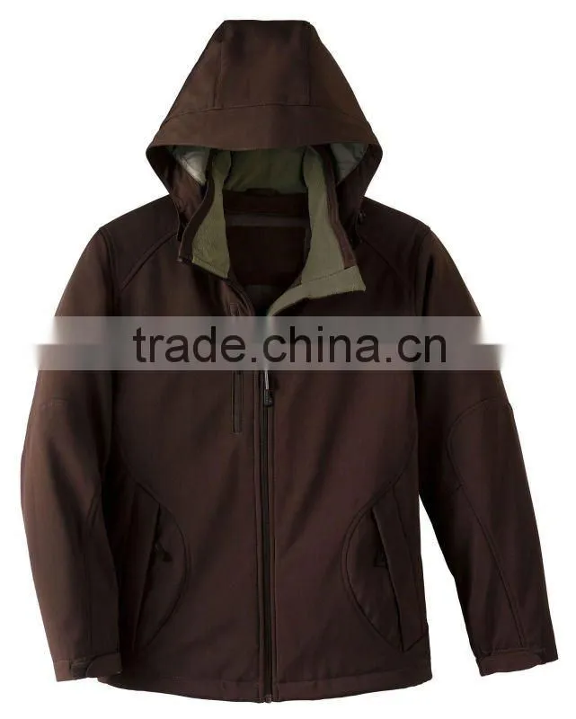 Mens Softshell Hooded Jacket