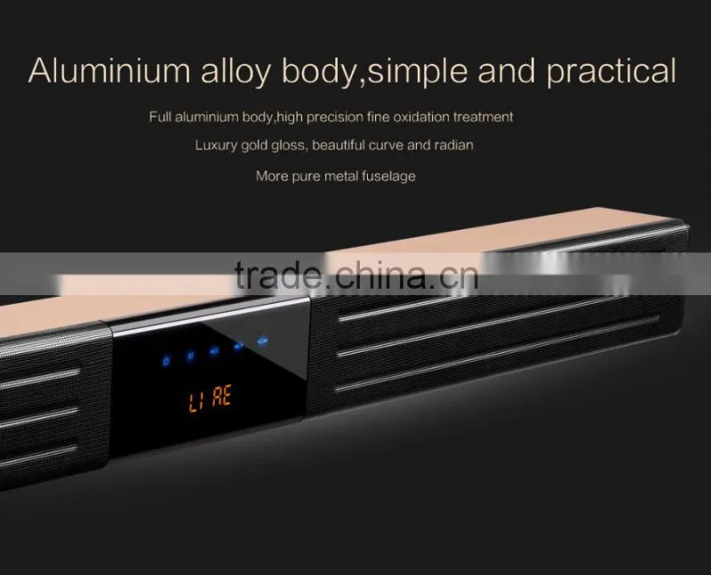 Aux in/Optical/USB/Bluetooth soundbar,hifi soundbar speaker for home theatre system with bass