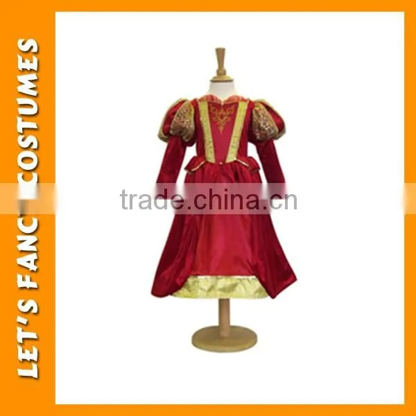 PGCC0082 Hottest !!! 2016 wholesale girls ' costume girl's fancy dress blue lace dress halloween costume halloween costume