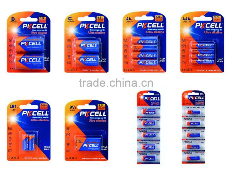 shenzhen pkcell supply cheap price super alikaline 1.5v aaa am4 lr03 dry battery
