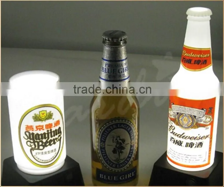 2016 beer bottle and can rechargeable cordless led bar table lamp