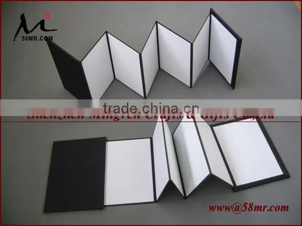 Mini Leather Peel and Stick Photo Album Holder Folio
