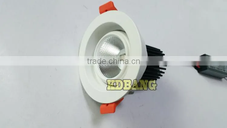 High brightnees Epistar chip 10w 2015 cob led downlight
