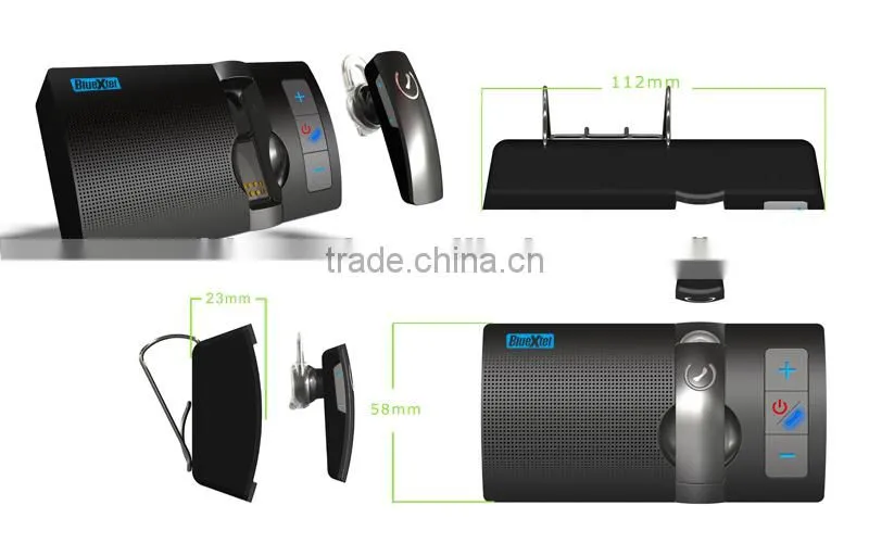 Hot selling A2DP toyota corolla bluetooth car kit built-in NFC