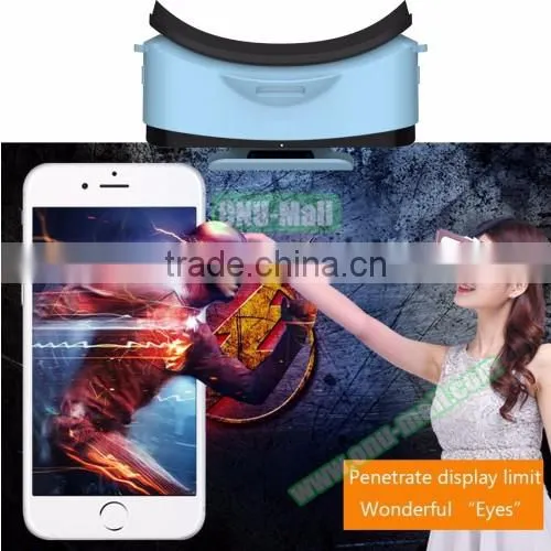 Amazon Hot Sales Mini VR Box 3D Glasses, VR Headset Case for 4.5-5.5 inch Smartphones