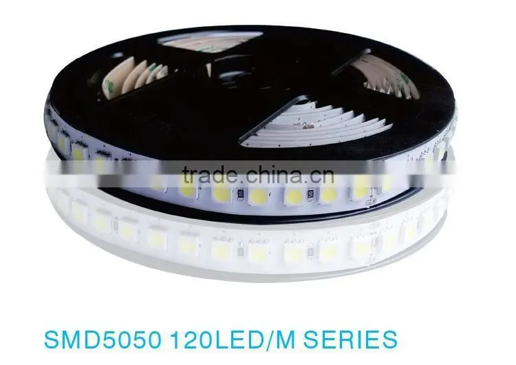 WW/NW/CW/R/G/B/Y 21.6W/M DC24V SMD5050 120LED/M Flexible Led Strip light