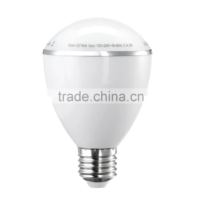 8 Colors 6W 0.1A IR Control Smart LED Bulb