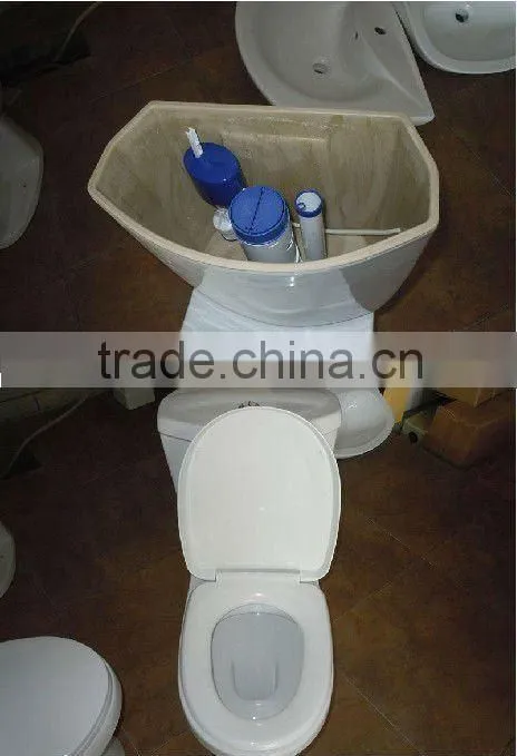 2014 Sanitary ware ceramic washdown two piece wc toilet