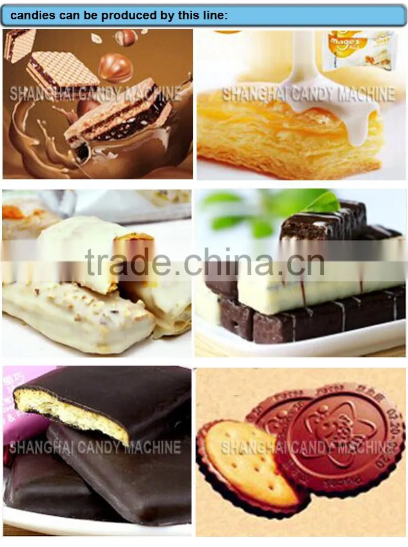 Chocolate coating line in Shanghai confectionery machinery