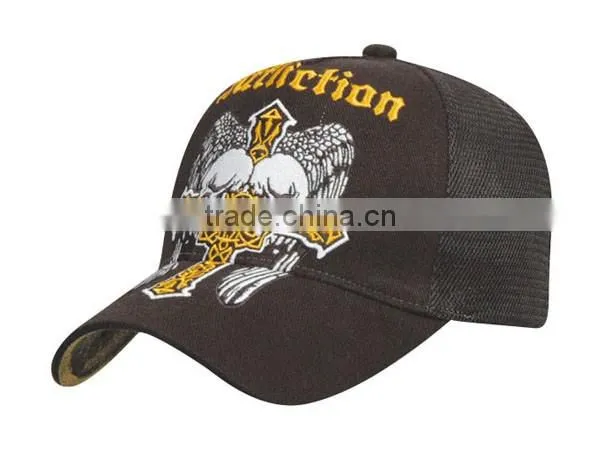 Yangzhou Factory Manufacture High Quality LED Cotton Baseball Cap with Optical Fiber Lights