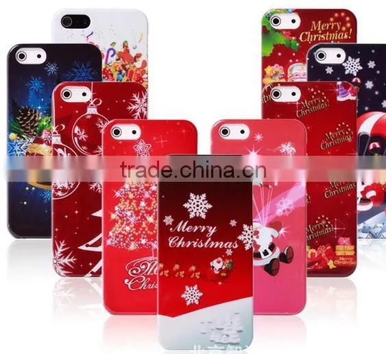 Promotion Gift Merry Christmas Santa PC Plastic Case For iPhone 6s