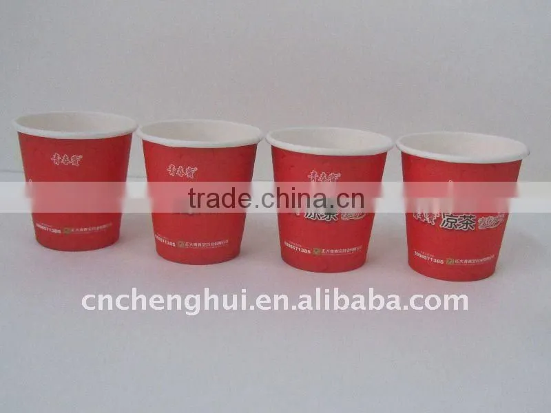 Top quality disposable coffee paper cup with custom printing