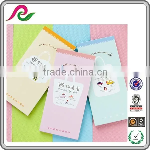promotional item note pad with custom logo printing