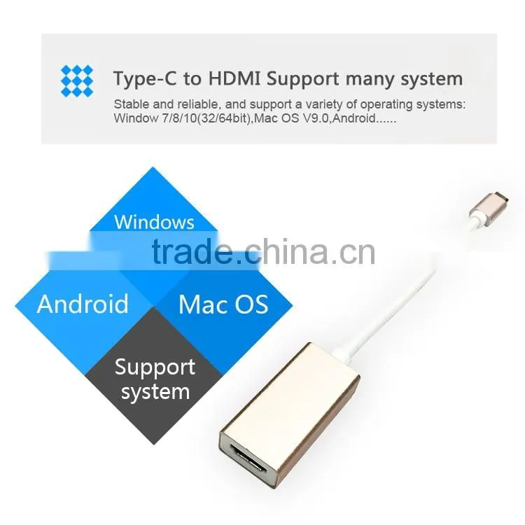 High Quality Usb Type C Converter Type-C Hdtv Adapter