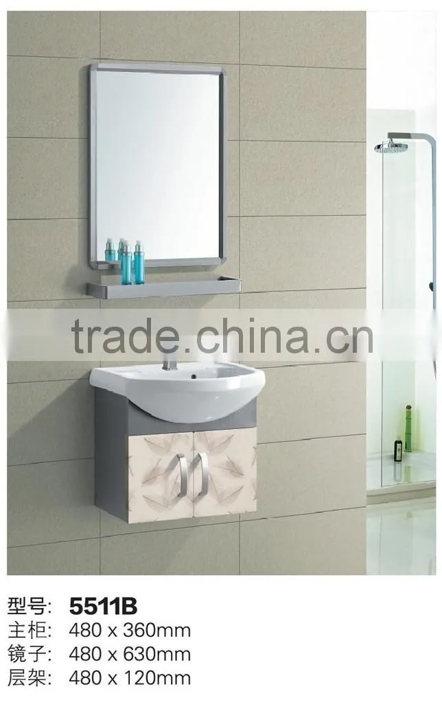 5511A Modern wall mounted bathroom vanity units