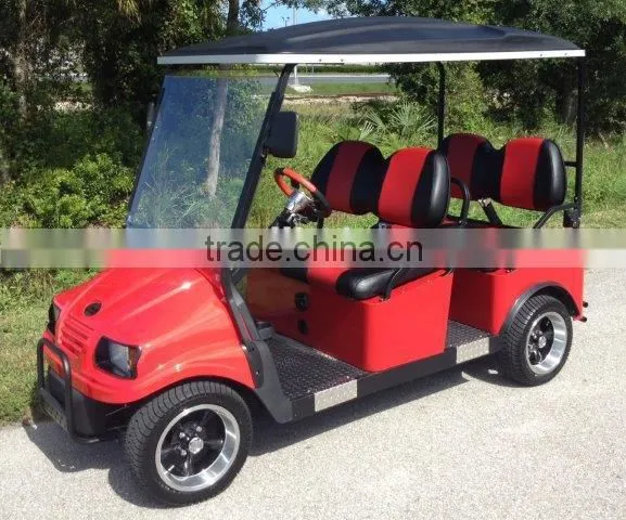 Cruise Car Brand 4P Electric American Shuttle Cart