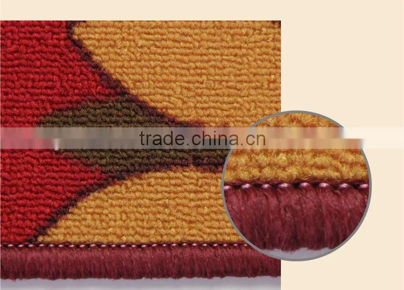 Printed design latex back tiger carpet
