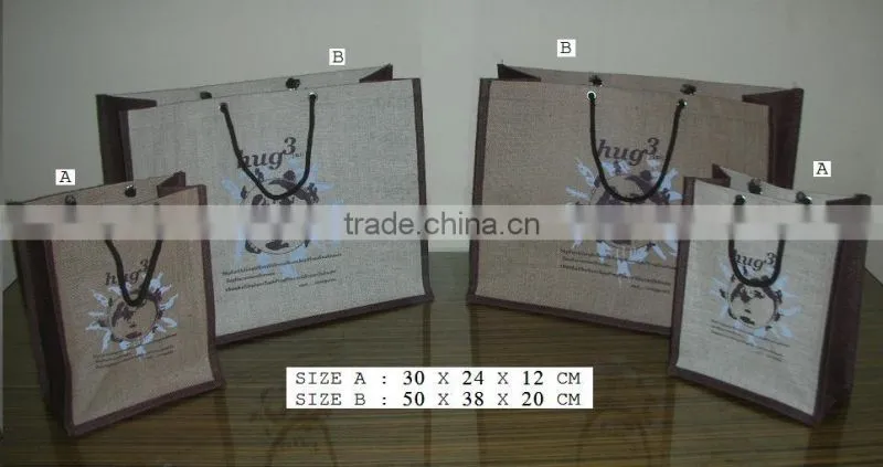 Recyclable Jute Customized Promotional Bag