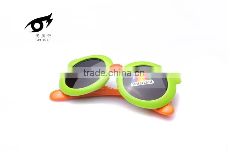 New product Soft silicone material polarizing children sunglasses