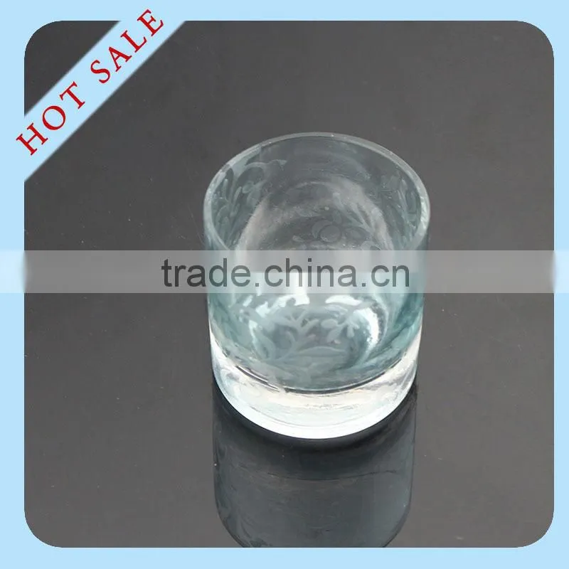 frosted shot glass shaped shot glass