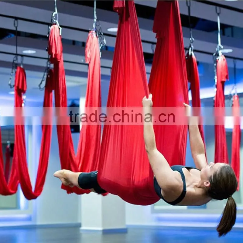 VSH600 Ningbo Virson Y 5 M X2.8 M Stretch Yoga Aerial Hammock, fitness aerial yoga hammock