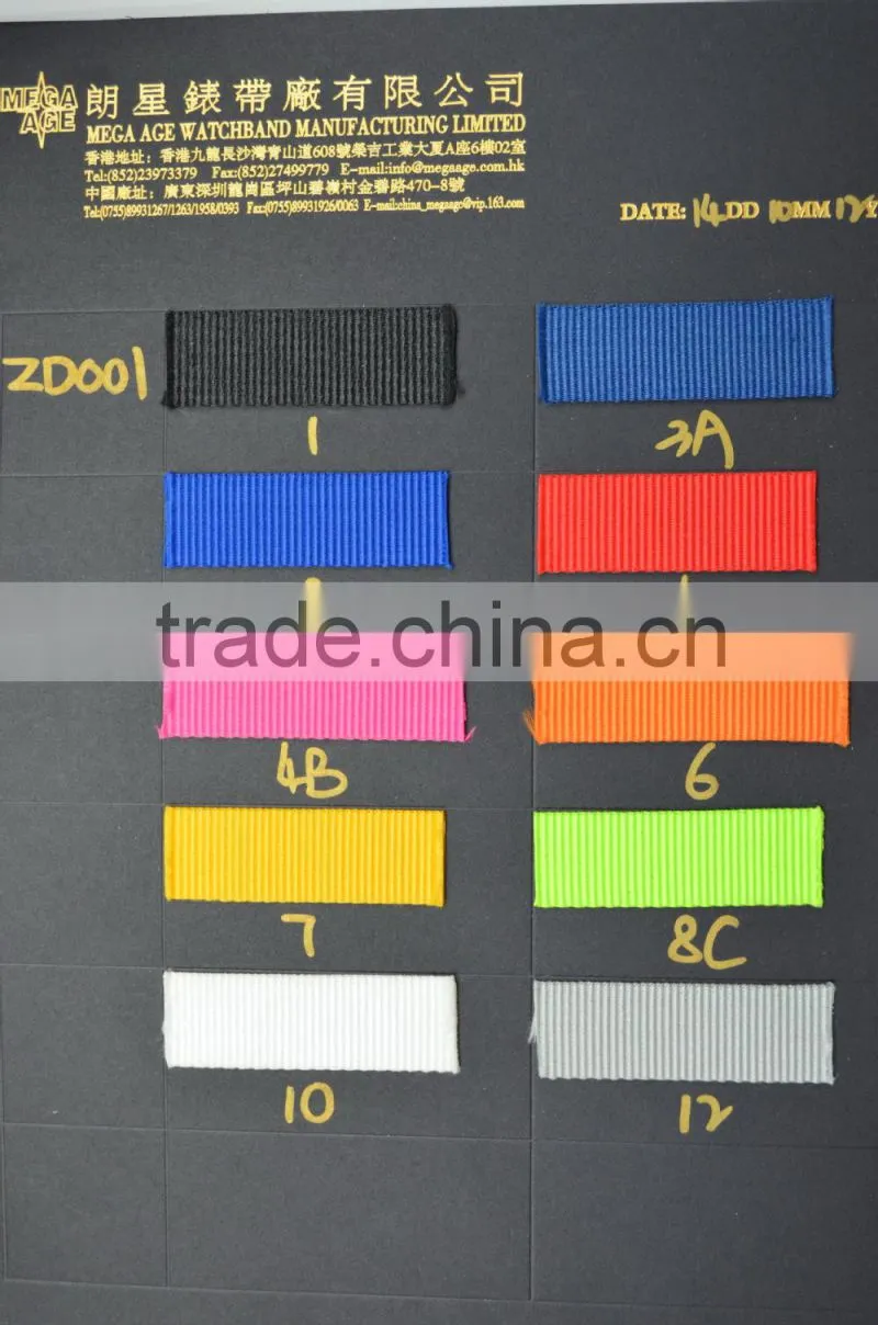 2016 new nato 20mm lt. green color wrist nylon strap watch belt nato band