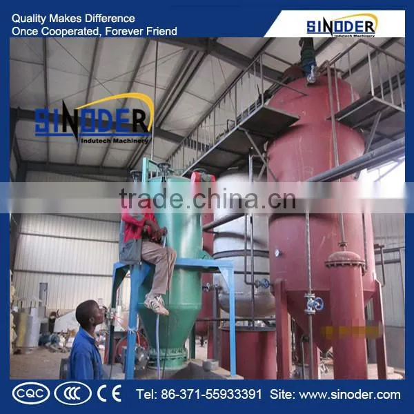 50 to 100 tons per day capacity of edible oil production including a filling line plant palm oil fractionation machine