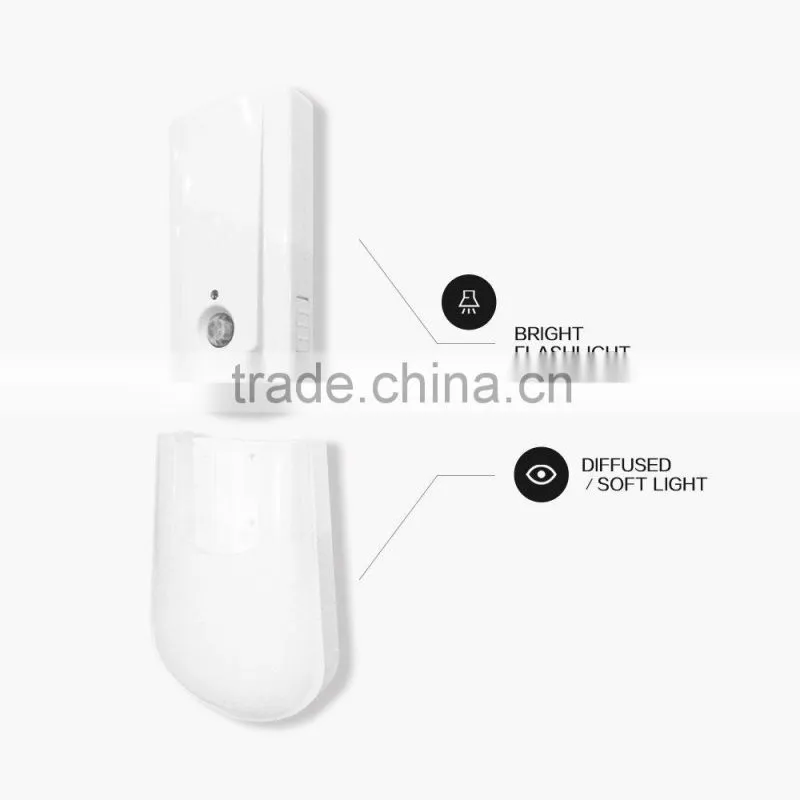 Emergency Flash Light Battery Operated LED Night Light,Motion Activated Toilet Nightlight,Toilet Night Light