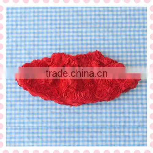 kids clothes wholesale adorable Pink princess Rosette skirt