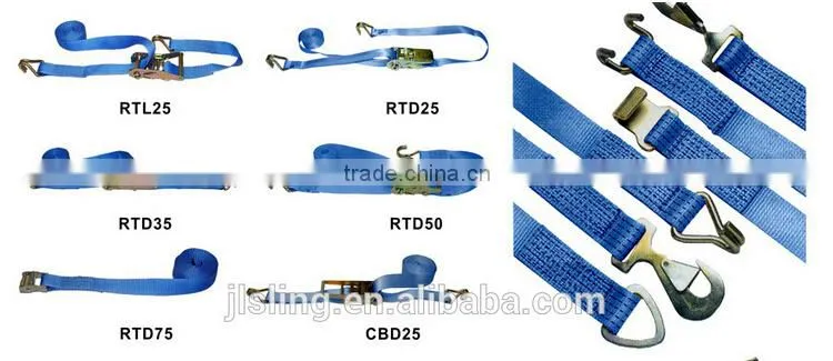 Ratchet Tie Downs Straps /tie down lashing ring Ratchet Straps