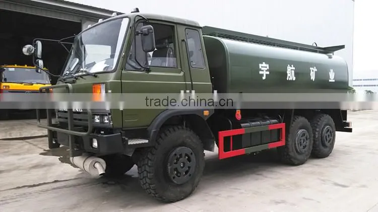 Chinese hot brand dongfeng 6*6 oil tank truck well improved for sale