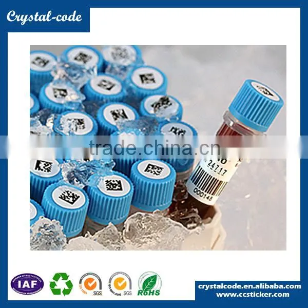 Die-cutting blank white low temperature label